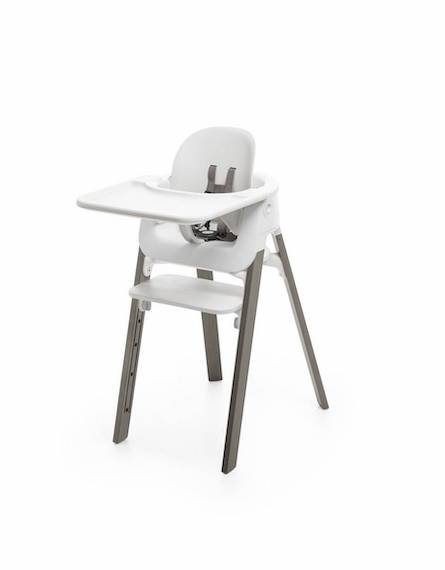 stokke stokke steps high chair bundle white