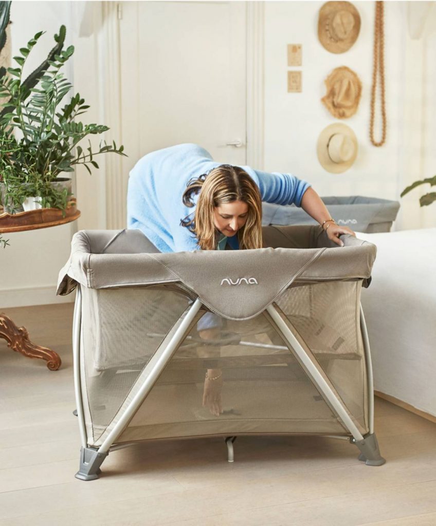 Nuna Sena Travel Cot/Playpen With Bamboo Mattress