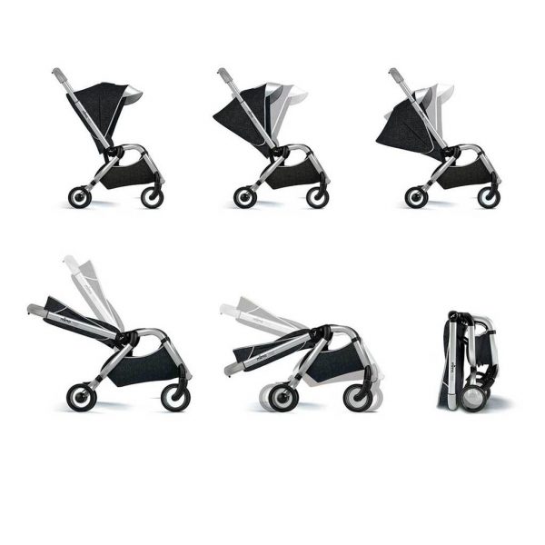 Mima Zigi Pushchair Charcoal