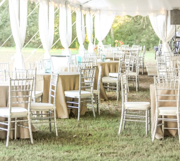 Oconee Events Silver Chiavari Chair Rentals