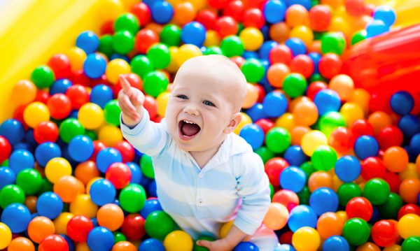 ball pits for kids are teeming with nasty germs