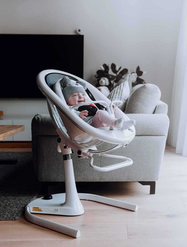 mima moon high chair white black 2